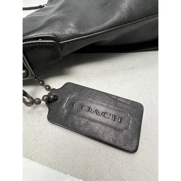 Coach 32282 Bleeker Soft Port Duffle Feed Bag Black Original Hangtag - Picture 4 of 10